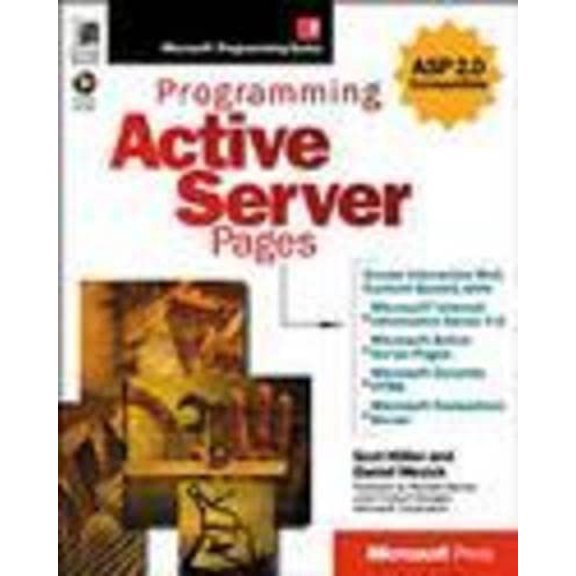 Pre-Owned Programming Active Server Pages (Microsoft Programming Series) (Paperback) 1572317000 9781572317000