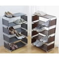 thumbnail image 3 of Organizador Fácil De Transportar 5 Niveles Rack Zapatera Modelo Gris Oscuro, 3 of 4