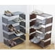 thumbnail image 3 of Organizador Fácil De Transportar 5 Niveles Rack Zapatera Modelo Gris Oscuro, 3 of 4
