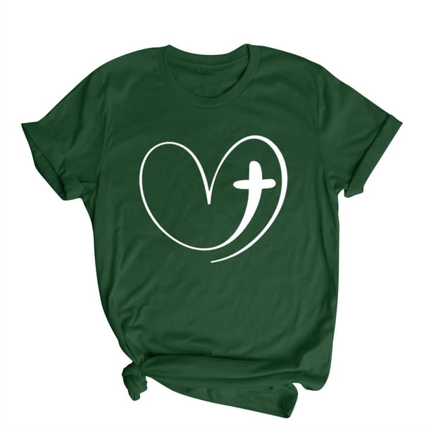 Blusas de Manga Corta para las Mujeres Divertida Impresión Cuello Redondo Camiseta Vintage, Blusas de Primavera para las Mujeres