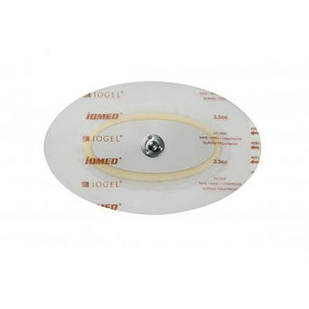 IOMED disposable electrodes, IOGEL, medium (2.5cc), 12/box
