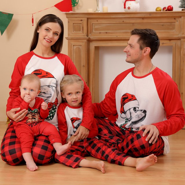 Besly Cotton Christmas Family Matching Pajamas Sets