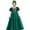 Green, variant on Dress Gift for Girls Girl Dress Sequins Puff Sleeve Lace Dress for Girls Party Gauze Gown Girls Dress with Bowknot Headwear Save Big