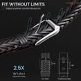thumbnail image 6 of JASGOOD Men's Braided Leather Belt Casual Woven Belt for Daily Work Jeans Pants 1.4" Width, 6 of 9