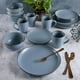 thumbnail image 3 of Juego de vajilla 16 piezas CERAMICA AZUL Gibson Home, 3 of 4
