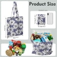 thumbnail image 2 of Wildflower Daisy Reusable Grocery Bag - Foldable, Durable & Washable Tote for Everyday Use, 2 of 6