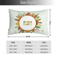 thumbnail image 4 of Kll World Travel3 Pillow Covers Envelope Closure,Super Soft And Cozy Fuzzy Fleece Pillow Case Cover 14"X20", 4 of 8