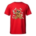 thumbnail image 3 of Playera De Oso Millonario Dinero Dolares Billetes Ropa Para Hombre Color Rojo Talla Mediana Marca Emil SaEs, 3 of 4