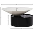 thumbnail image 3 of Meridian Furniture Damon White Coffee Table, 3 of 8