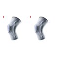 thumbnail image 3 of Greeniant Sport Kneepad 3D Elástico Protector de rodilla Transpirable Sport Joint Support Sleeve, S, Negro Gris azul gris S 2piezas, 3 of 6