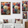 thumbnail image 4 of Designart "Vibrant Spectrum Of Mums In Bloom I" Mums Floater Framed Canvas Prints, 4 of 5