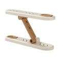thumbnail image 2 of Linnome Shoe Storage Rack Double Layer Adjustable with Aromatherapy Deodorizing for Cabinet Closet 7.87x5.51x1.57in White, 2 of 6