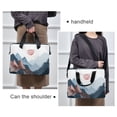 thumbnail image 6 of FORMRS 16" Laptop Bag Carrying Sleeve Case with Handle Travel Shoulder Briefcase, Art Mountain and Sun Pattern, 6 of 8