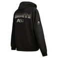 thumbnail image 3 of Men's FISLL  Black Alabama State Hornets Puff Print Sliced Pullover Hoodie, 3 of 3