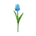 thumbnail image 2 of Bcylexb 10 Bundles 13.8" Simulation Tulips, Artificial Flowers Holiday Decoration for Home, Decorative Fake Flowers for Display and Tabletop Decor, Blue, 2 of 6