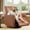 Brown, variant on Swivel Rocking Recliner Chair, 360° Leather Recliner with Adjustable Backrest Rocker Recliner Glider Deep Seat PU Leather Sofa Chair with high Backrest for Living Room, Bedroom,Nursery