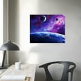 thumbnail image 3 of Nawypu  Canvas Prints Galaxy Stars Abstract Space Wall Art Elements of This Image Modern Home Decor Stretched and Framed Ready to Hang for Kids Room Decor, 3 of 4