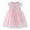 Pink, variant on Sngxgn Girls Midi Dress Floral 3/4 Sleeve Ruffle A-line Swing Casual Dresses for Kids(Pink,120)