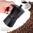 thumbnail image 5 of Stovetop Espresso Maker 300ml Aluminum Coffee Pot Brewer 6 Cup Black, 5 of 7