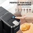 thumbnail image 4 of Tastyle Single Serve Hot & Iced Coffee Maker with Strong Brew, 40oz Removable Reservoir, 6 Brew Sizes, Compatible with K Cup and Grounds, Compact for, 4 of 7