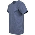 thumbnail image 4 of Gildan Mens Softstyle T-Shirt, S, Heather Navy (Pack of 2) 2 Heather Navy, 4 of 6