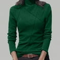 thumbnail image 2 of EDFBUYKRS Plus Size Blouses for Women V Neck Curved Hems Tunic Tops Casual Long Sleeve Botton Fall Shirts Xl, 2 of 4