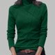 thumbnail image 1 of MHFRRA Camiseta Informal para Uso Diario, Cómoda y Elegante, Ideal para Usar En Capas O Como Outfit. Camiseta Versátil para Cualquier Ocasión, Imprescindible En Tu Armario. Verde, 1 of 3