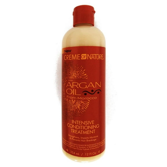 Creme of Nature, Argan Oil for Hair, Intensive Conditioning Treatment, Argan Oil of Morocco, Moisturizing Hair Care, 12 Fl Oz