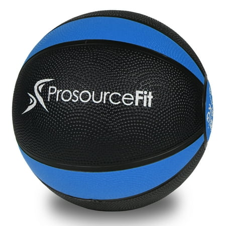 ProsourceFit Weighted Medicine Ball for Full Body Workouts w/ Non-Slip Grip,4 lb