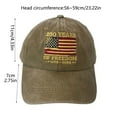 thumbnail image 2 of 250 Years Anniversary Patriotic Baseball Cap Commemorative Sports Hat for All Celebration, 2 of 6