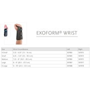 Ossur Exoform Wrist Brace - Extremely Comfortable Contoured Padding, Ergonomic Precision, Highest Degree of Durability and Immobilization (Left, Small)