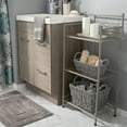 thumbnail image 6 of Bath Bliss 3 Shelves Tiered Bathroom Storage Rack in Satin Nickel, 6 of 9