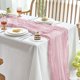 thumbnail image 1 of Mantel de mesa IVAPUPU, gasa bohemio, 10 pies, color rosa, 6 unidades, 1 of 8