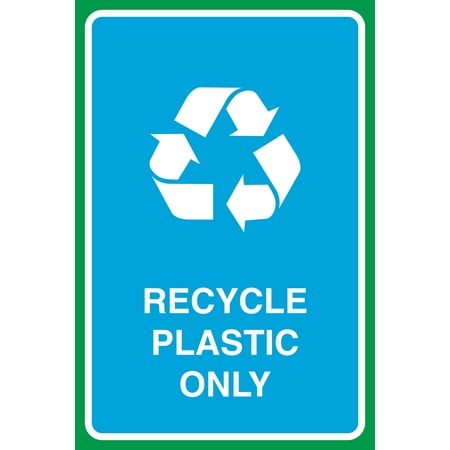 recycle plastic only print recycle symbol picture large public trash