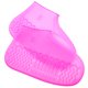 thumbnail image 4 of 1 funda de silicona para zapatos, resistente al desgaste, impermeable, antideslizante, para acampar y andar en bicicleta (rosa, talla S), 4 of 8