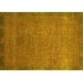 thumbnail image 1 of Ahgly Company Indoor Rectangle Oriental Yellow Modern Area Rugs, 2' x 3', 1 of 4