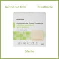 thumbnail image 3 of McKesson Hydrocellular Foam Dressing, Silicone Adhesive Bandage, 6 in x 6 in, 10 Count, 1 Pack, 3 of 11