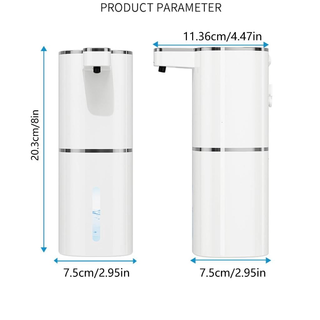 Rechargeable Foam Soap Dispenser Automatic Induction Foam Hand Washer Touchless Soap Dispensers for Kitchen & Bathroom