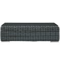thumbnail image 3 of Modway Summon Outdoor Patio Glass Top Coffee Table in Gray, 3 of 4