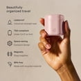 thumbnail image 3 of Set completo de cuidado de la piel Travel Containers Cadence con tapa magnética, 3 of 8