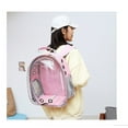 thumbnail image 6 of GoXteam Cat Carrier Backpack, Space Capsule Pet Bag, Pets and Small Dogs, Airline-Approved, Designed for Travel, Hiking, Walking & Outdoor, Pink, 6 of 8