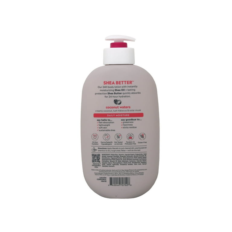 eos Shea Better Body Lotion, Coconut Waters, 2 Pack, 16