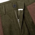 thumbnail image 4 of Men's Patchwork Cargo Pants Corduroy Ripstop Outdoor Adventure Wear Casual Hiking Work Pants with Multi Pockets(No Belt) Army Green, 4 of 8