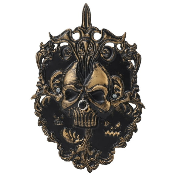 Door Decorative Doorbell Antique Scary Skeleton Doorbell with Sound for Door Decoration Party Prop