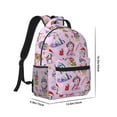 thumbnail image 2 of Uemuo Christmas Unicorns Printed Student Durable Water-resistant Backpack,Travel Backpack,Outdoor Activities Backpack, Laptop Backpack, Multi-compartment Backpack, 2 of 5