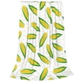 thumbnail image 2 of Honeii Corns Print Fleece Blanket - Throw Blanket for Bed, Sofa, Couch, Camping, and Travel , Microplush Ultra Soft Warm Blanket-60"x50", 2 of 7