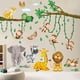 thumbnail image 2 of Pegatinas de pared con diseño de animales y mesa de altura de globo aerostático, pegatinas de pared para decoración de pared para sala de estar, dormitorio, habitación infantil, 2 of 7