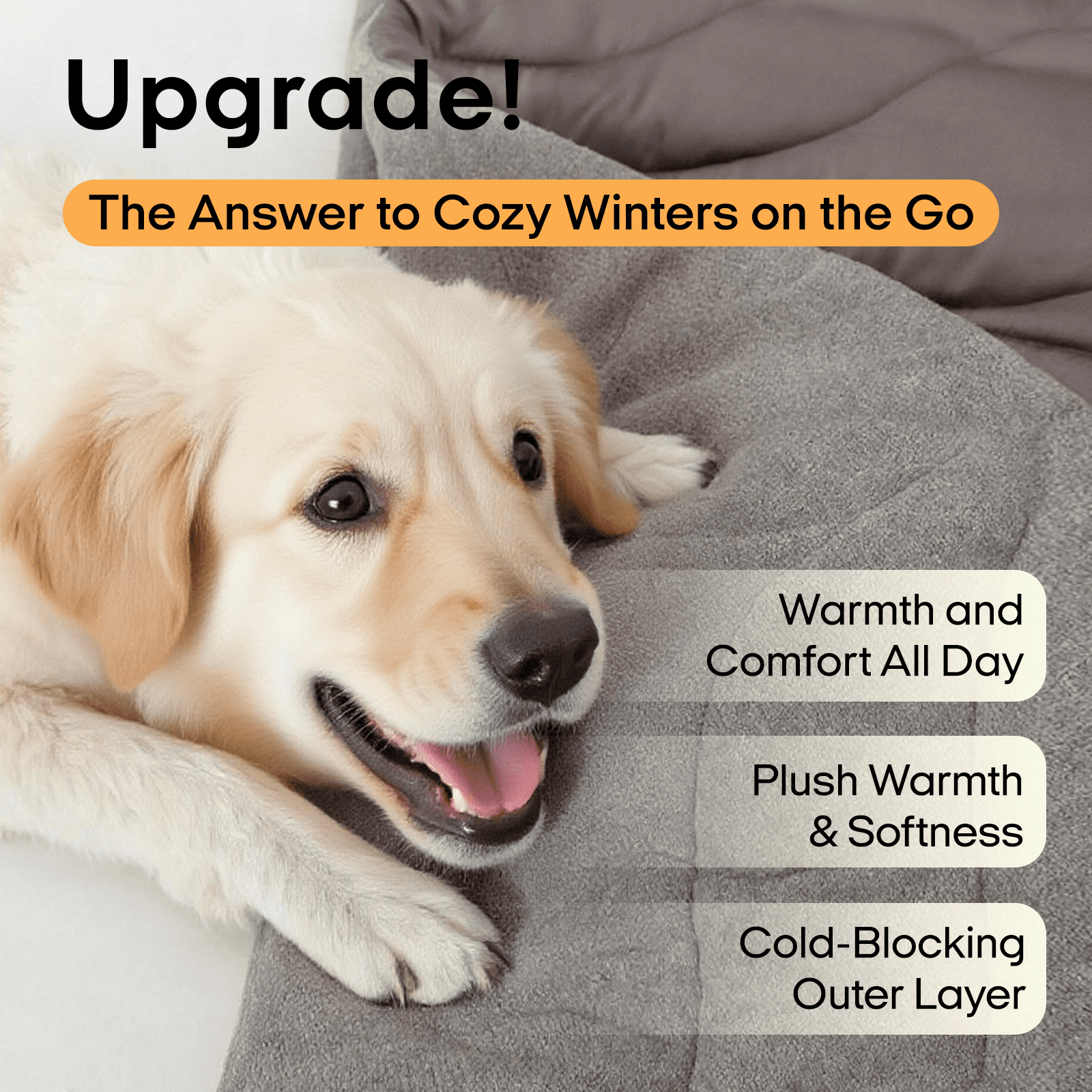 Vagascape Cooling Pet Mat – All-Season Cooling Pad for Dogs & Cats, Washable Crate Bed, Large