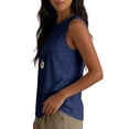 thumbnail image 7 of Noric Womens Summer Pleated Tank Tops 2026 Loose Camisole Casual Tops Lightweight Breathable Sleeveless Blouse Casual Work, 7 of 7