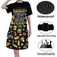 thumbnail image 3 of Anime Video Games Food Aprons Anime Game Lover Gifts Kitchen Cooking Baking Chef Aprons With Pocket Gift for Food Lover, 3 of 7